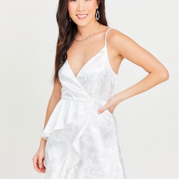 Altr’d State Autumn Slip Dress Ivory Size L - Picture 6 of 6